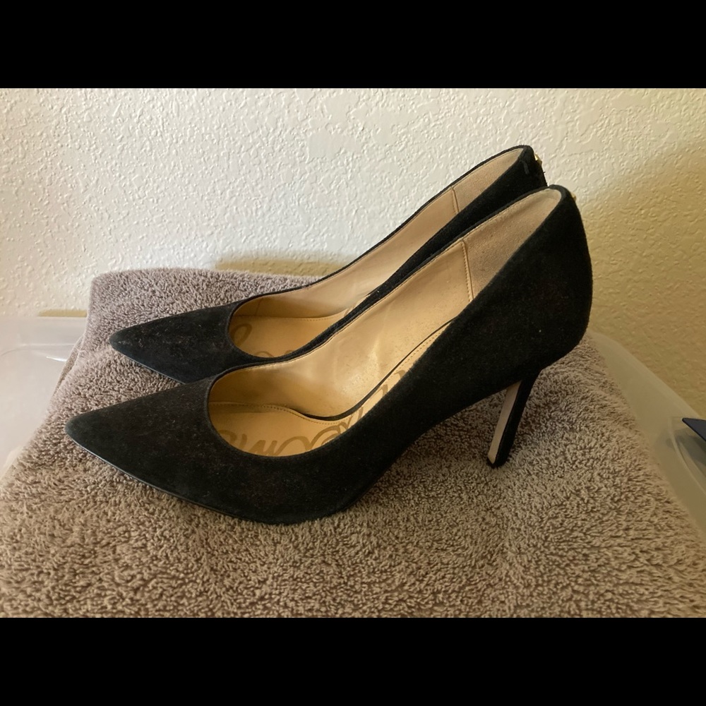 Sam Edelman Hazel Pointed Toe Pump Black 8